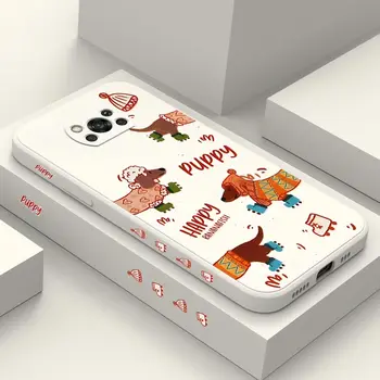 Happy Skate Dog силиконов калъф за телефон за Xiaomi Poco X3 X4 X5 X3 GT F4 GT X3 NFC X4 GT X4 Pro X3 Pro M4 Pro M5 M4 M3 F4 F3 капак 2