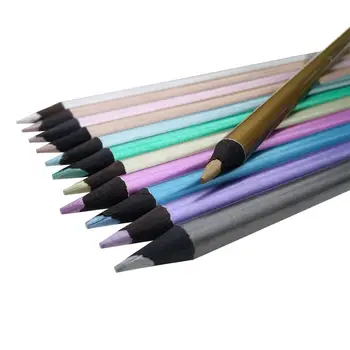 12Pcs рисуване метален молив скициране молив инструмент живопис за възрастни тийнейджър 2