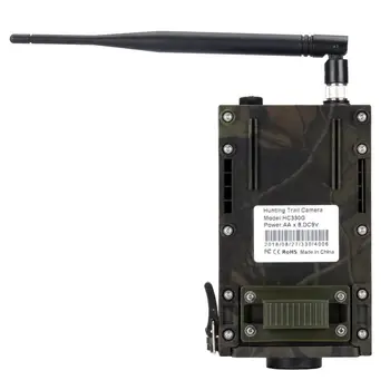 Капан камери Мониторинг на дивата природа 120°Обхват на детекция 940nm Нощно виждане 16MP Пътека Ловна камера Водоустойчива 2