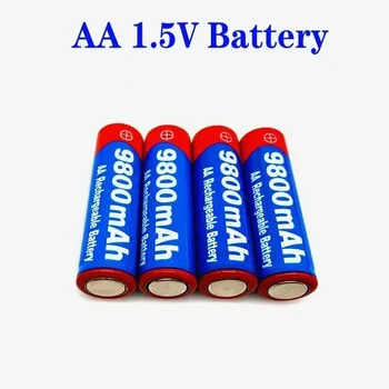 Акумулаторна батерия оригинална AA 1.5V 9800mAh алкална подходяща за фенерчета и електрически играчки БЕЗПЛАТНА ДОСТАВКА 2