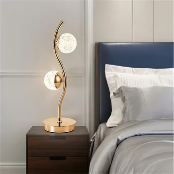 BELLE Nordic Creative Етаж лампа осветление модерен замразени топка LED декоративни за дома хол легло стая 2