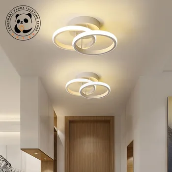 Модерни LED плафониери Lamparas De Techo Начало Повърхностно монтирани лъскави полилеи Спалня коридор висулка светлини вътрешен декор 2