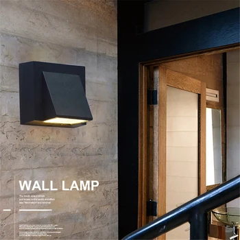 4X 5W модерна LED стена светлина външна водоустойчива стенна лампа Перфектен за коридор двор порта тераса балкон градина 2