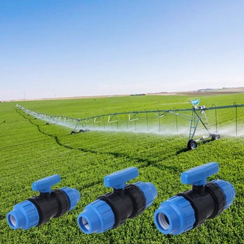 1PC 50/60/70mm PVC тръба съюз топка форма градина напояване водопровод конектор водна тръба за градина селскостопански 2