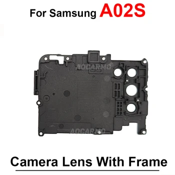 Дънна платка основна платка капак плоча и камера обектив с рамка за Samsung Galaxy A02S SM-A022G резервни части 2