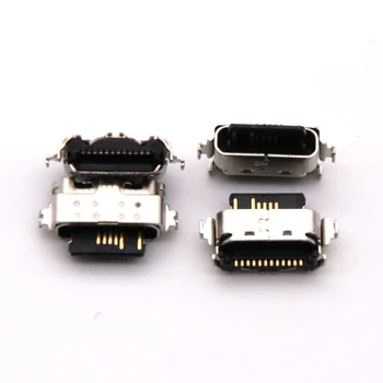20PCS / Lot Type-C USB зарядно устройство Джак порт Plug Dock конектор за зареждане за Alcatel 3X 2019 5048 5048A 5048U 5048Y / 3V 2019 5032 2