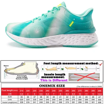 ONEMIX Професионални обувки за стабилност за мъже поддържат леки трайни дишащи спортни обувки Дамски маратонски маратонки 2