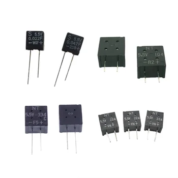 2PCS 5.5V 0.1F 0.22F 0.33F 5.5V 0.047F квадратни кондензатори Super Farad кондензатор Farad кондензатор DA5R5473AF FMCOH104ZF 2