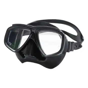 Scuba очила Ергономичен дизайн Висока яснота Бързо освобождаване Анти-чупене Защитно анти-мъгла Неплъзгащо се професионално гмуркане с шнорхел 2