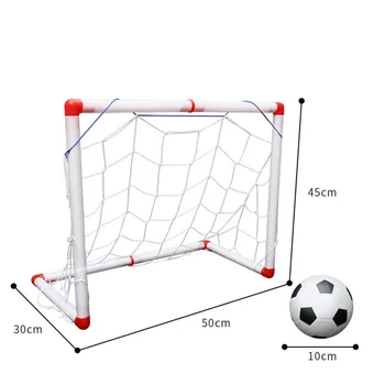 Малък размер преносими футболни голови играчки футболна врата порта с топка нетна въздушна помпа за деца деца 2