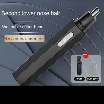 1/2PCS Електрически нож за бръснене на ухото Безопасна грижа за лицето Акумулаторна тример за коса на носа за мъже Бръснене епилация бръснач брада 2