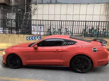 За Ford Mustang Glossy Black Spoiler 2015-2022 Нов ABS пластмасов материал Заден покрив спойлер крило багажник Lip Boot Cover Car Styling 2