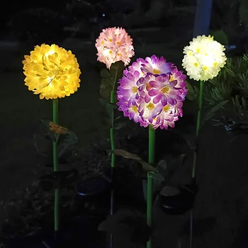 2023 LED лампи за косене на трева Секси слънчева симулация цвете на открито водоустойчиви светлини Коледна къща парти декорация нощна светлина 072 2