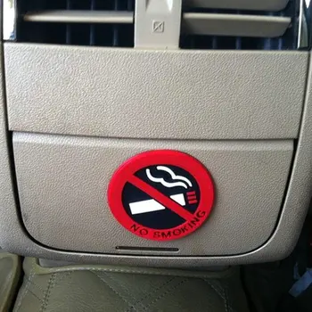 1pcs Предупреждение Лого за пушене Стикери за кола за VW Volkswagen Golf 8 2020 Шкода Октавия A8 2021 SEAT Leon MK4 2