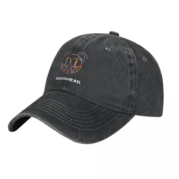 Radiohead Унисекс стил бейзболна шапка Затруднени измити шапки капачка ретро открит бягане голф подарък Snapback капачка 2