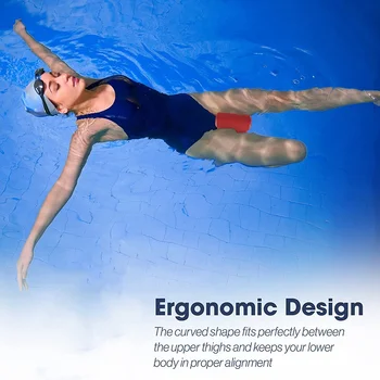 Pull Buoy Swim Training Leg Float for Adults & Youth Swimming Pool Strokes & Upper-Body Strength EVA & BPA Free,Blue 2