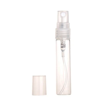 25Pcs Мини 5Ml стъкло за многократна употреба пътуване парфюм празна бутилка пулверизатор помпа спрей 2