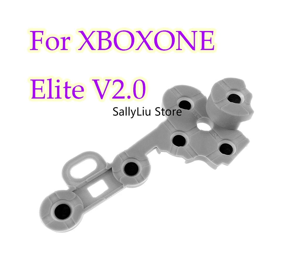 Сив Оригинален нов силиконов проводим гумен проводим гумен бутон за Xbox One Elite v2 за XBOXONE Elite 2 контролер D подложка Изображение 1