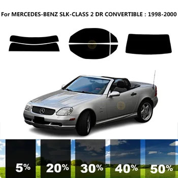 Precut нанокерамика кола UV прозорец оттенък комплект автомобилни прозорец филм за MERCEDES-BENZ SLK-CLASS 2 DR кабриолет 1998-2000