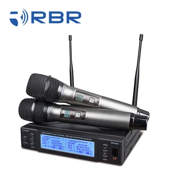 Истинско разнообразие bm8822 професионална uhf безжична микрофонна микрофонна система за предаване на живо dj реч